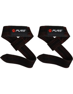 Leather straps for holding barbells Pure2improve