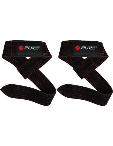 Leather straps for holding barbells Pure2improve