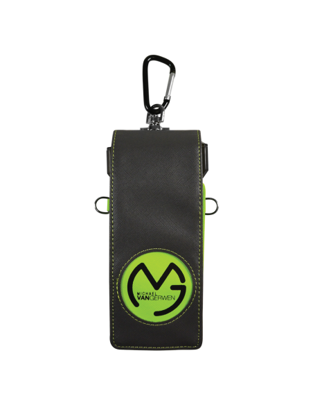 Dart case with carabiner Michael Van Gerwen Green