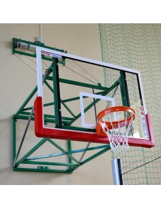 Wall-mounted foldable basketball structure