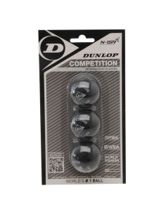 Мячи для сквоша. Соревнования DUNLOP 1 желтая точка. 2