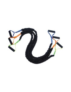 Resistance band with corrugation and handles Amaya LUXURY