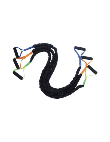 Resistance band with corrugation and handles Amaya LUXURY