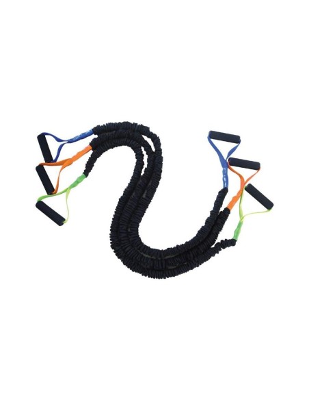 Resistance band with corrugation and handles Amaya LUXURY