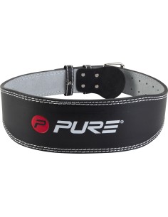 Leather weightlifting belt Pure2impruve 2