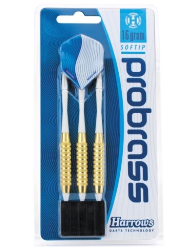 Strēlītes HARROWS Soft tip PRO BRASS 3x18g