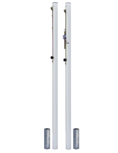 Aluminum volleyball stands