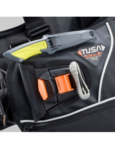 Mini knife holder for BCD TUSA