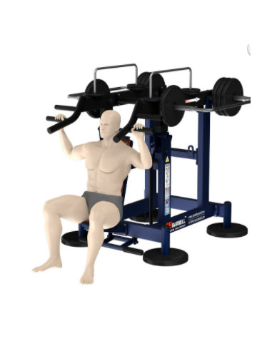 Streetbarbell MB 7.63 - Shoulder press with weight block