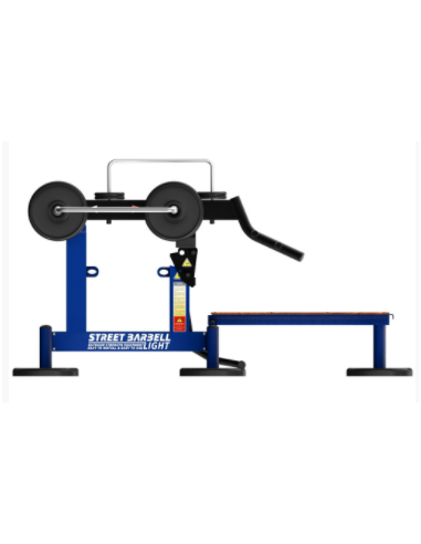Treniruoklis Streetbarbell MB 7.64 - Krūtinės presas su svorių bloku