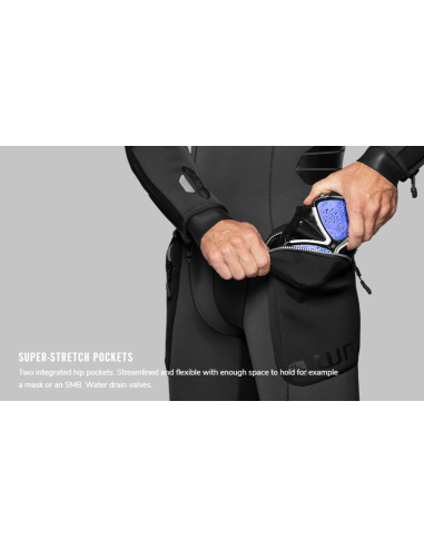 Hidrokostiumas Waterproof W7 (vyr)