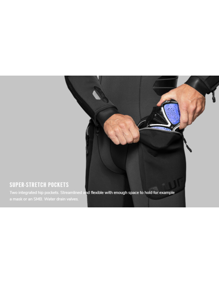 Hidrokostiumas Waterproof W7 (vyr)