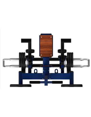 Treniruoklis Streetbarbell MB 7.66 - Tricepsas sėdint su svorių bloku