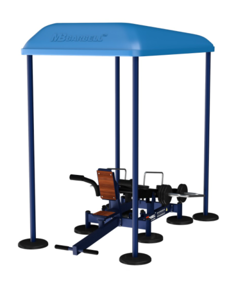 Treniruoklis Streetbarbell MB 7.66 - Tricepsas sėdint su svorių bloku