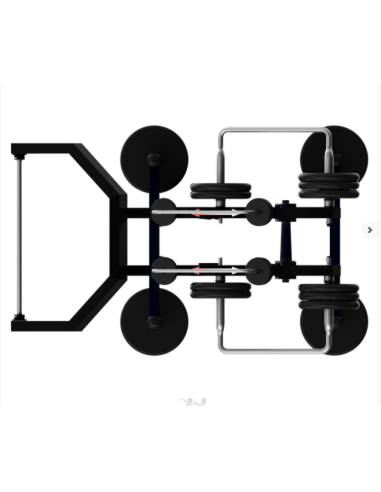 Streetbarbell MB 7.68 - Многофункциональная штанга с блоком для веса.