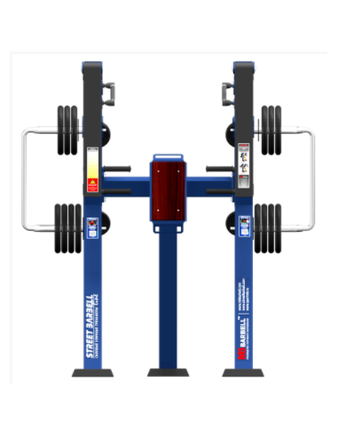 Treniruoklis Streetbarbell MB 7.30 - Krūtinės presas stovint su svorių bloku
