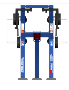 Streetbarbell MB 7.31 - Баттерфляй бабочка стоя с блоком веса 2
