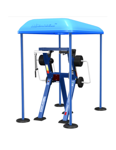 Streetbarbell MB 7.31 - Баттерфляй бабочка стоя с блоком веса