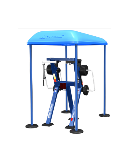 Streetbarbell MB 7.31 - Standing butterfly with a weight block
