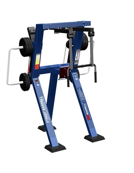 Treniruoklis Streetbarbell MB 7.32 - Peteliškė reversu stovint su svorių bloku