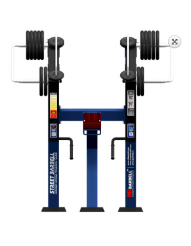 Streetbarbell MB 7.37 - muguras vilkšana ar svaru bloku