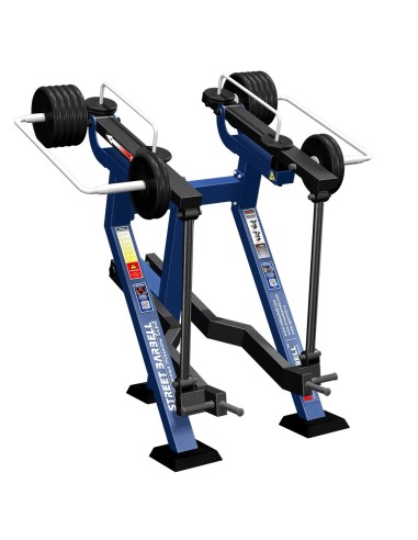 Treniruoklis Streetbarbell MB 7.41 - "Mirties trauka"  su svorių bloku