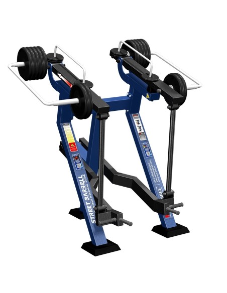 Treniruoklis Streetbarbell MB 7.41 - "Mirties trauka"  su svorių bloku