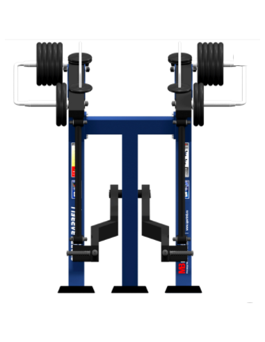 Treniruoklis Streetbarbell MB 7.41 - "Mirties trauka"  su svorių bloku