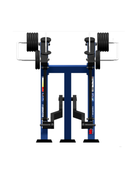 Treniruoklis Streetbarbell MB 7.41 - "Mirties trauka"  su svorių bloku