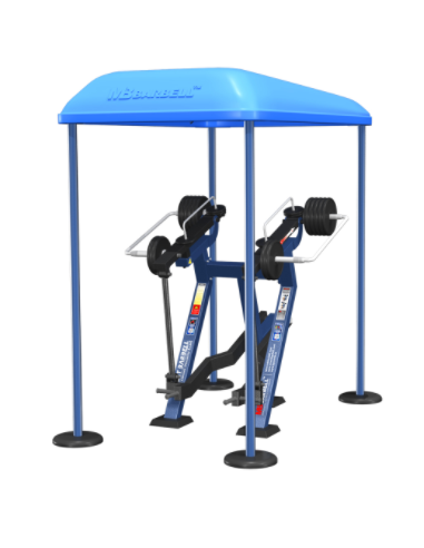 Treniruoklis Streetbarbell MB 7.41 - "Mirties trauka"  su svorių bloku