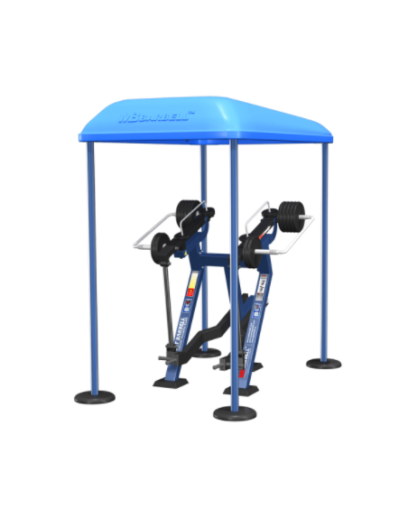 Treniruoklis Streetbarbell MB 7.41 - "Mirties trauka"  su svorių bloku