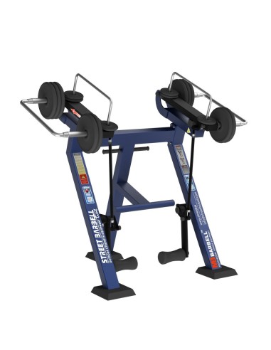 Treniruoklis Streetbarbell MB 7.43 - Kojų lenkimas stovint su svorių bloku