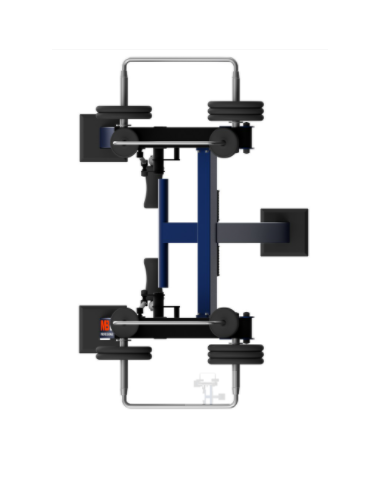 Treniruoklis Streetbarbell MB 7.43 - Kojų lenkimas stovint su svorių bloku