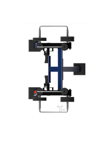 Treniruoklis Streetbarbell MB 7.43 - Kojų lenkimas stovint su svorių bloku
