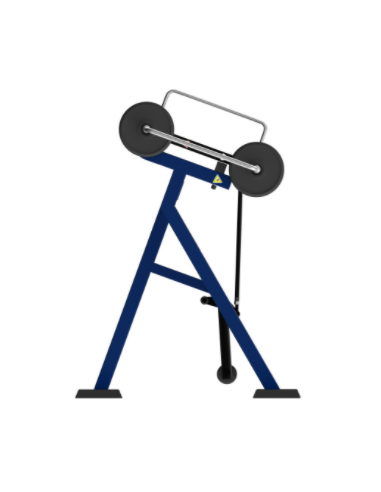 Treniruoklis Streetbarbell MB 7.43 - Kojų lenkimas stovint su svorių bloku