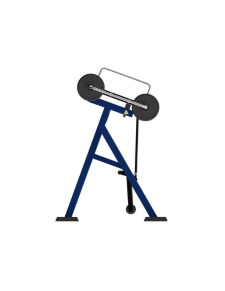 Treniruoklis Streetbarbell MB 7.43 - Kojų lenkimas stovint su svorių bloku