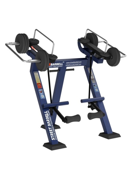 Treniruoklis Streetbarbell MB 7.44 - Kojų tiesimas stovint su svorių bloku