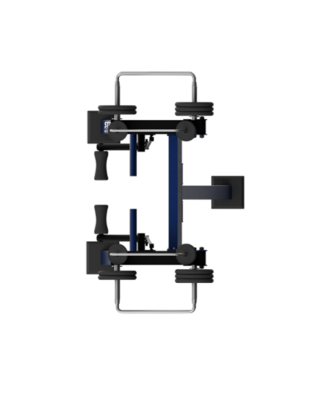 Treniruoklis Streetbarbell MB 7.44 - Kojų tiesimas stovint su svorių bloku