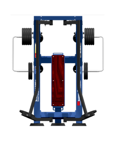 Treniruoklis Streetbarbell MB 7.50 - Kojų glaudimas stovint su svorių bloku