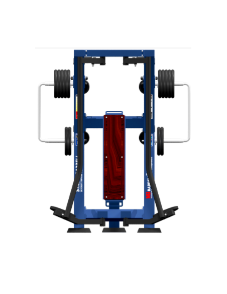 Treniruoklis Streetbarbell MB 7.50 - Kojų glaudimas stovint su svorių bloku