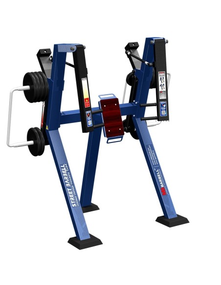 Treniruoklis Streetbarbell MB 7.52 - Krūtinės presas stovint su svorių bloku