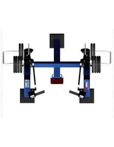 Treniruoklis Streetbarbell MB 7.52 - Krūtinės presas stovint su svorių bloku