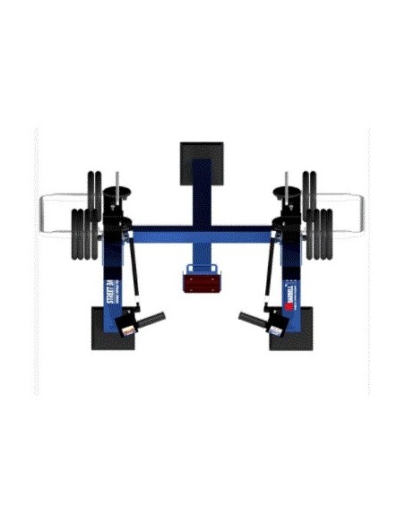 Treniruoklis Streetbarbell MB 7.52 - Krūtinės presas stovint su svorių bloku