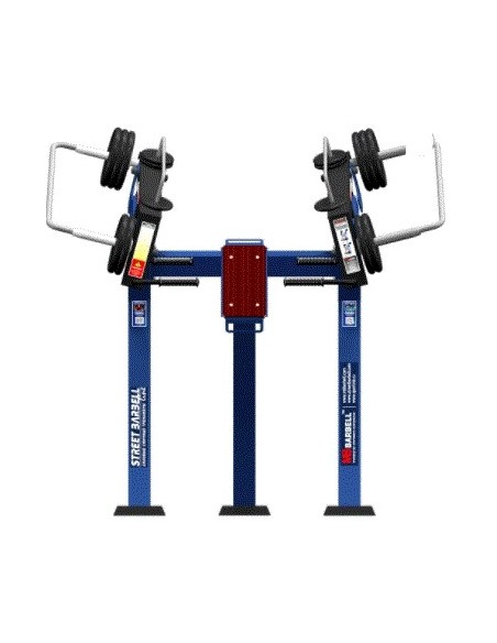 Streetbarbell MB 7.54 - Converging standing bench press with weight block