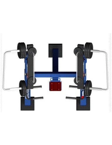 Streetbarbell MB 7.54 - Жим лежа стоя с блоком для веса (совмещение ног).