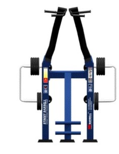 Streetbarbell MB 7.55 - Изолированная тяга верхнего блока с утяжелителем. 2