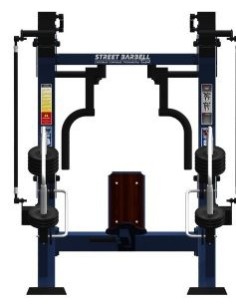 Streetbarbell MB 7.31.3 - Seated butterfly with a weight block 2