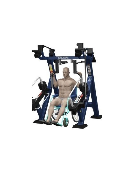 Streetbarbell MB 7.31.3 - Sēdošs tauriņstieplis ar svaru bloku