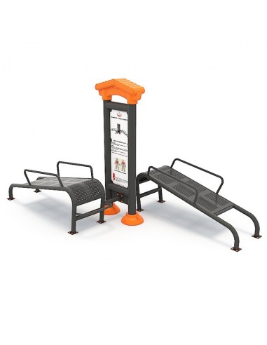 Double-sided push-up and sit-up machine 28FT