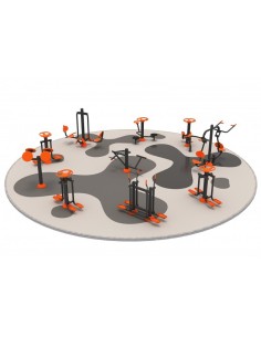 10 exercise machines complex 15FT